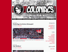 Tablet Screenshot of coloniacs.com